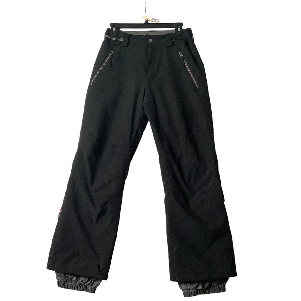 Turbine Ski / Snowboard Pants Girls Size Large Black Zips‎ Pockets